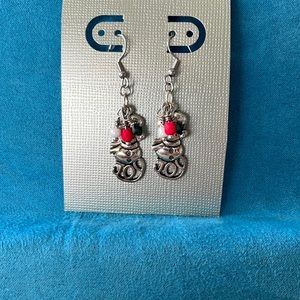 Handmade Christmas Earrings